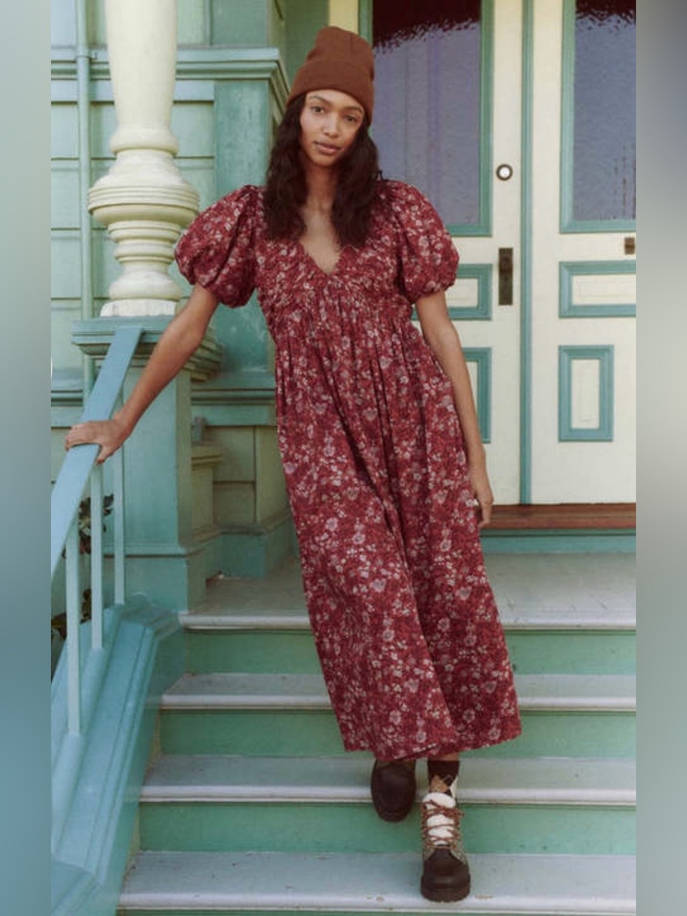 ·THE GREAT The Gallery Dress in Spice Mesa Floral size 0 - Picture 1 of 12